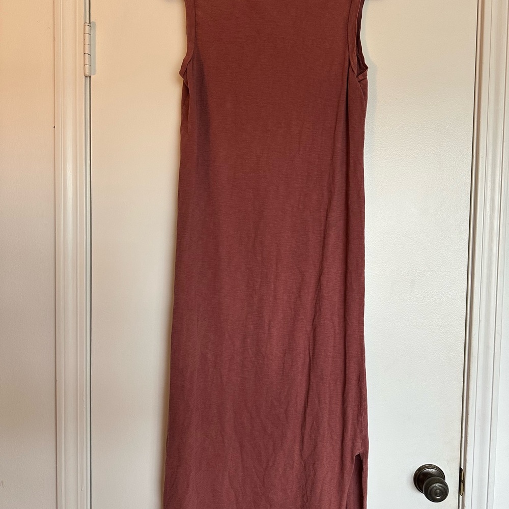 Universal Thread Sleeveless Maxi Dress in Earthy Red
